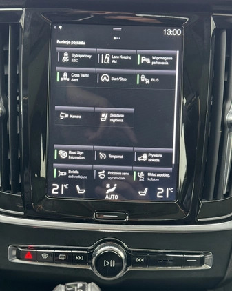 Volvo S90 cena 129900 przebieg: 71045, rok produkcji 2019 z Radzymin małe 154